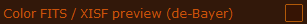 2.  Color FITS / XISF Preview